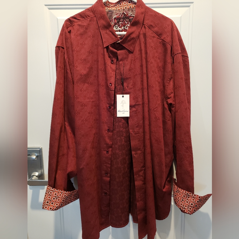 ROBERT GRAHAM Mens 4XL DRESS SHIRT NWT